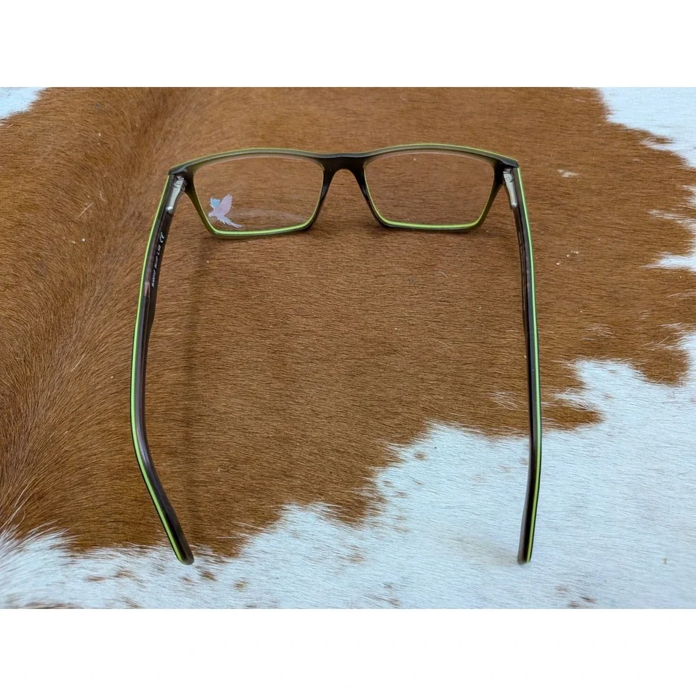 Maui Jim Eyeglasses MJO 2117-01MT Brown Green Acetate Frames‎ 54mm Italy
